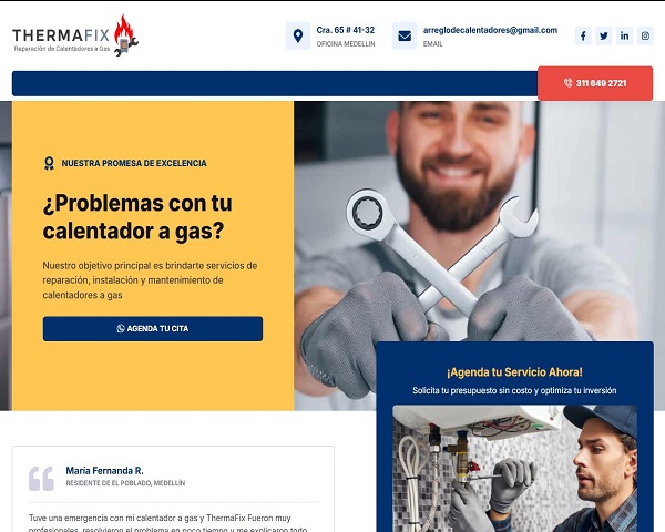 arreglo de calentadores medellin